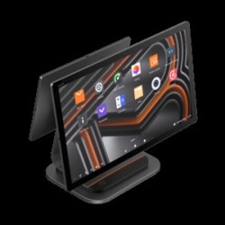 SUNMI T3 PRO, NFC, 39,6cm (15,6''), Full HD, USB, USB-C, BT (BLE), Ethernet, WLAN, Android, schwarz, orange Kassensystem, 39,6