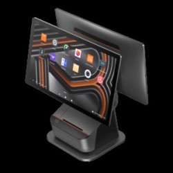 SUNMI T3 PRO MAX, NFC, 39,6cm (15,6''), Full HD, USB, USB-C, BT (BLE), Ethernet, WLAN, schwarz, orange Kassensystem, Bildschirm