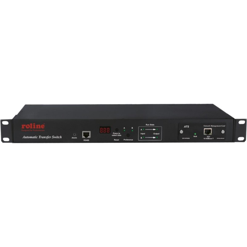 ROLINE Auto-Transferswitch 2x C20 6x C13+ C19 - Rack-Modul (19.07.3415)