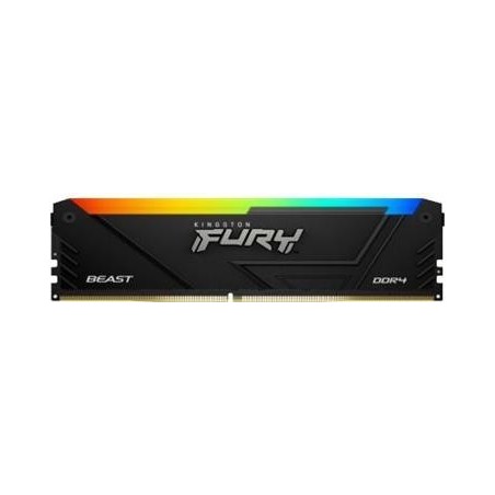 Kingston FURY Beast RGB - DDR4 - Kit - 64GB: 2 x 32GB - DIMM 288-PIN - 1600 MHz / PC4-25600 - CL16 - non-ECC - Schwarz (KF432C1