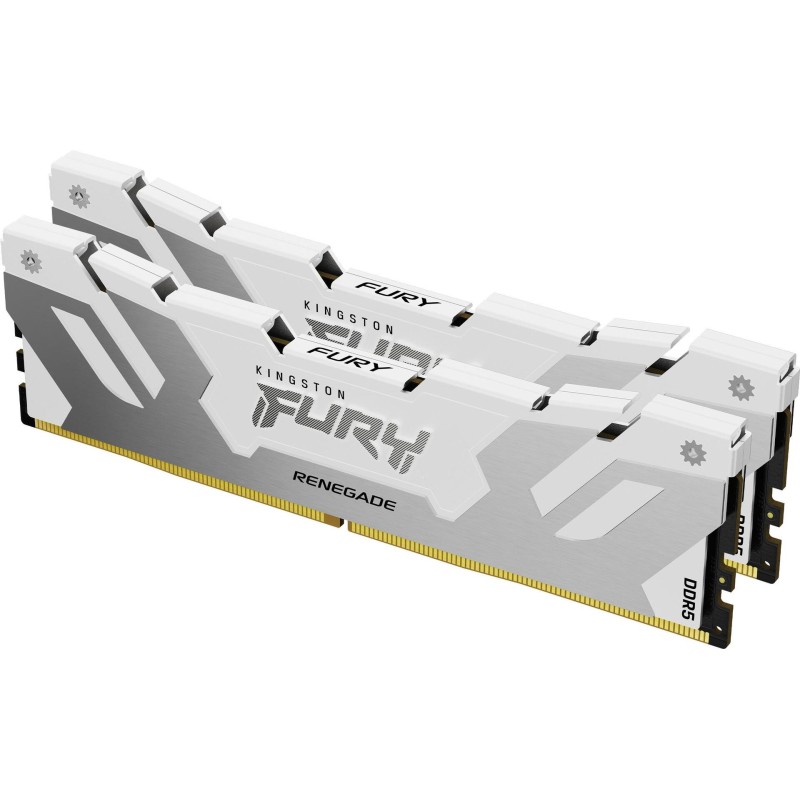 Kingston FURY Renegade - DDR5 - Kit - 32GB: 2 x 16GB - DIMM 288-PIN - 4000 MHz / PC5-64000 - CL38 - on-die ECC - Weiß & Silber