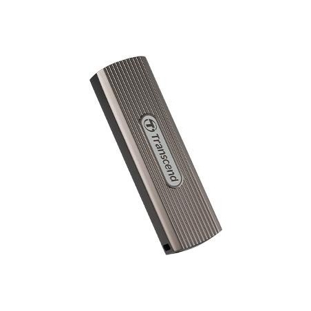 Transcend ESD330C - 2 TB - USB Typ-C - 1050 MB/s - 10 Gbit/s - Passwortschutz - Braun - Grau (TS2TESD330C)