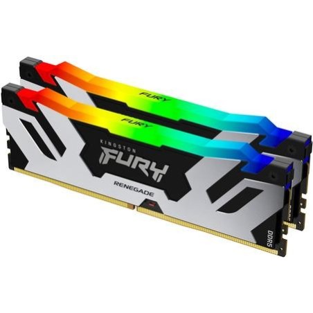 Kingston FURY Renegade RGB - DDR5 - Kit - 96GB: 2 x 48GB - DIMM 288-PIN - 3200 MHz / PC5-51200 - CL32 - on-die ECC - schwarz &