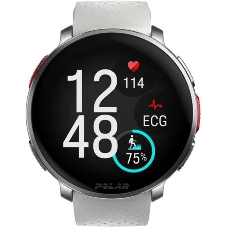 Polar Vantage V3 - Aluminum - Sportuhr mit Band - Silikon - Anzeige 3,5 cm (1,39") - 32GB - Bluetooth - 57 g - Sunrise Apricot