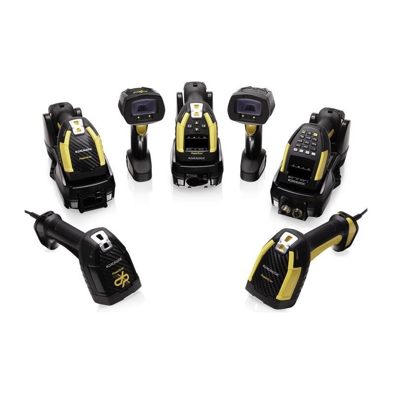 Datalogic PowerScan PM9600 - USB Kit - Barcode-Scanner - tragbar - SR - 2D-Imager - decodiert - RF(433 MHz) (PM9600-SR433RBK12)