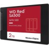 WD Red SA500 WDS200T2R0A - SSD - 2TB - intern - 2,5" (6,4 cm) - SATA 6Gb/s (WDS200T2R0A)