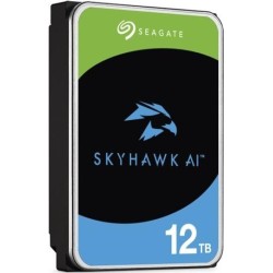 Seagate SkyHawk AI ST12000VE003 - Festplatte - 12TB - intern - 3,5" (8,9 cm) - SATA 6Gb/s - Puffer: 512MB - mit 3 Jahre Seagate