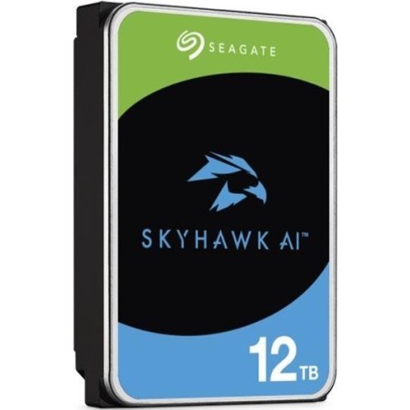 Seagate SkyHawk AI ST12000VE003 - Festplatte - 12TB - intern - 3,5" (8,9 cm) - SATA 6Gb/s - Puffer: 512MB - mit 3 Jahre Seagate