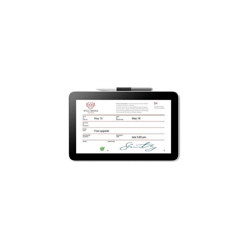 Wacom One 12 - Digitalisierer mit LCD Anzeige - elektromagnetisch - kabelgebunden - USB-C (DTC121W5Z)