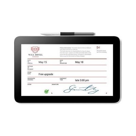 Wacom One 12 - Digitalisierer mit LCD Anzeige - elektromagnetisch - kabelgebunden - USB-C (DTC121W5Z)