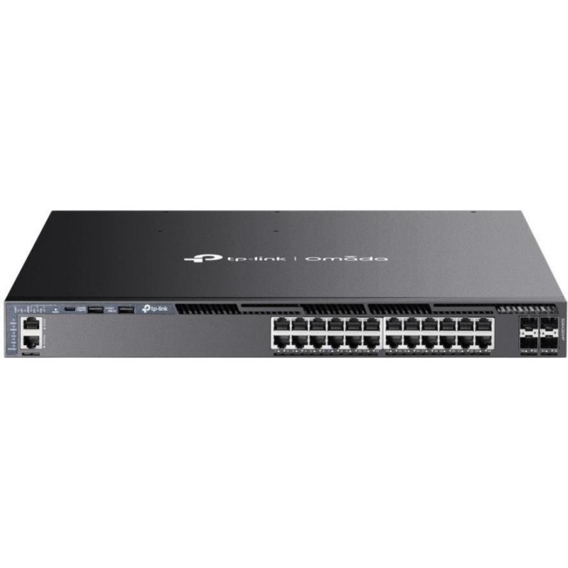 TP-Link Omada SG6428XHP Netzwerk-Switch Managed L3 Gigabit Ethernet (10/100/1000) Power over Ethernet (PoE) 1U Schwarz (SG6428X