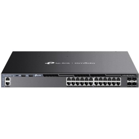 TP-Link Omada SG6428XHP Netzwerk-Switch Managed L3 Gigabit Ethernet (10/100/1000) Power over Ethernet (PoE) 1U Schwarz (SG6428X