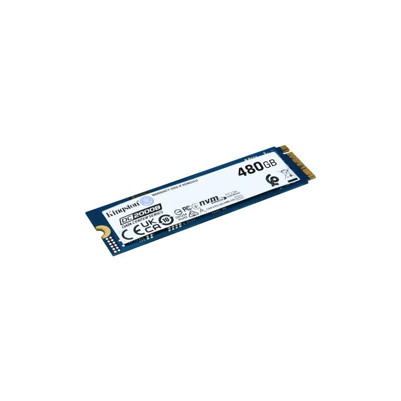 Kingston Data Center DC2000B - SSD - Enterprise - 480GB - intern - M.2 2280 - PCIe 4,0 x4 (NVMe) (SEDC2000BM8/480G)
