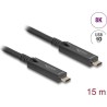 Delock Aktives Optisches USB-C 8K Video+ Daten+ PD Kabel 15 m (84258)
