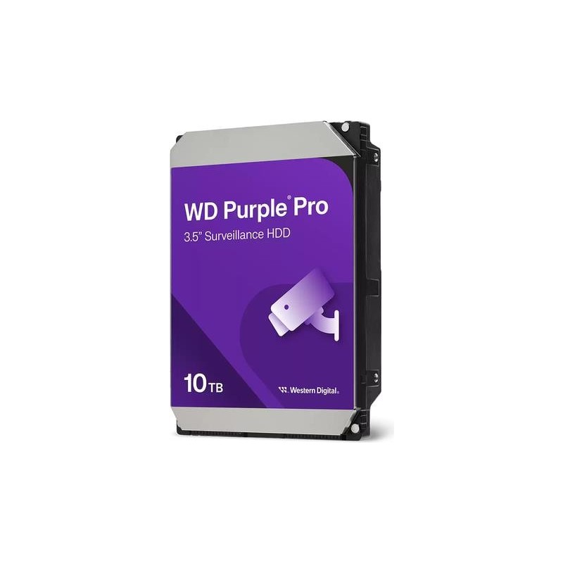 WD Purple Pro WD102PURP - Festplatte - 10TB - intern - 3,5" (8,9 cm) - SATA 6Gb/s - 7200 rpm - Puffer: 512MB (WD102PURP)