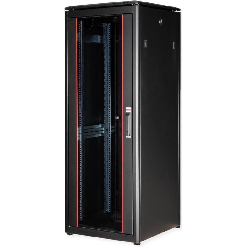 Roline Pro - Schrank Netzwerkschrank - Jet Black, RAL 9005 - 32U - 48.3 cm (19") (26.21.0225)