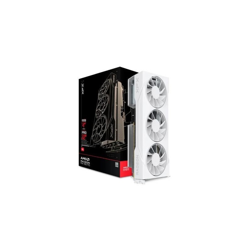 XFX RX 9070 SWIFT Triple-Fan White 16GB OC GDDR6 White (RX-97SWFT3W7)