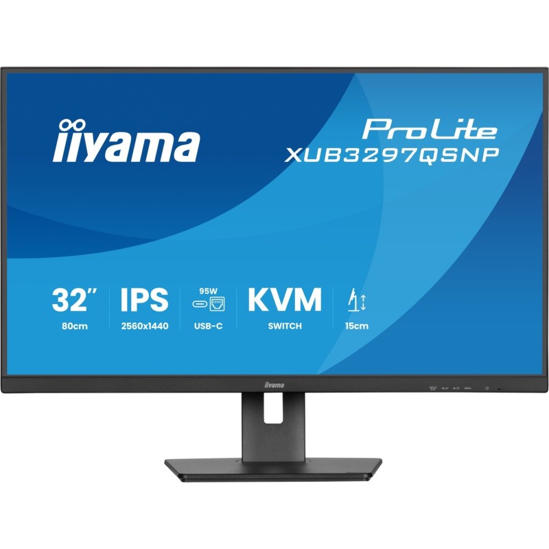 iiyama ProLite XUB3297QSNP-B1 - LED-Monitor - 81.3 cm (32") (31.5" sichtbar) - 2560 x 1440 QHD 100 Hz - IPS - 350 cd/m² (XUB329
