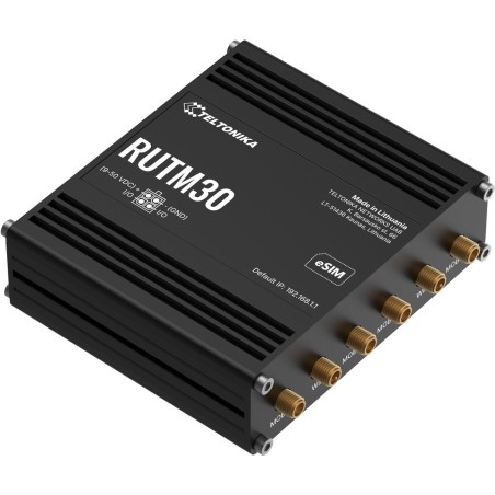 Teltonika RUTM30 5G Industrial Router WLAN Wi-Fi 5 Dual-Band Gigabit Ethernet DIN-Schiene (RUTM30000000)