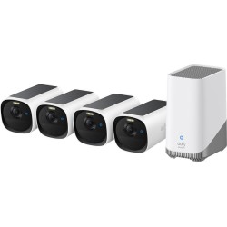 EUFY Cam E40 4-Cam Kit HomeBase S380 and Solar Panel (E8144327)