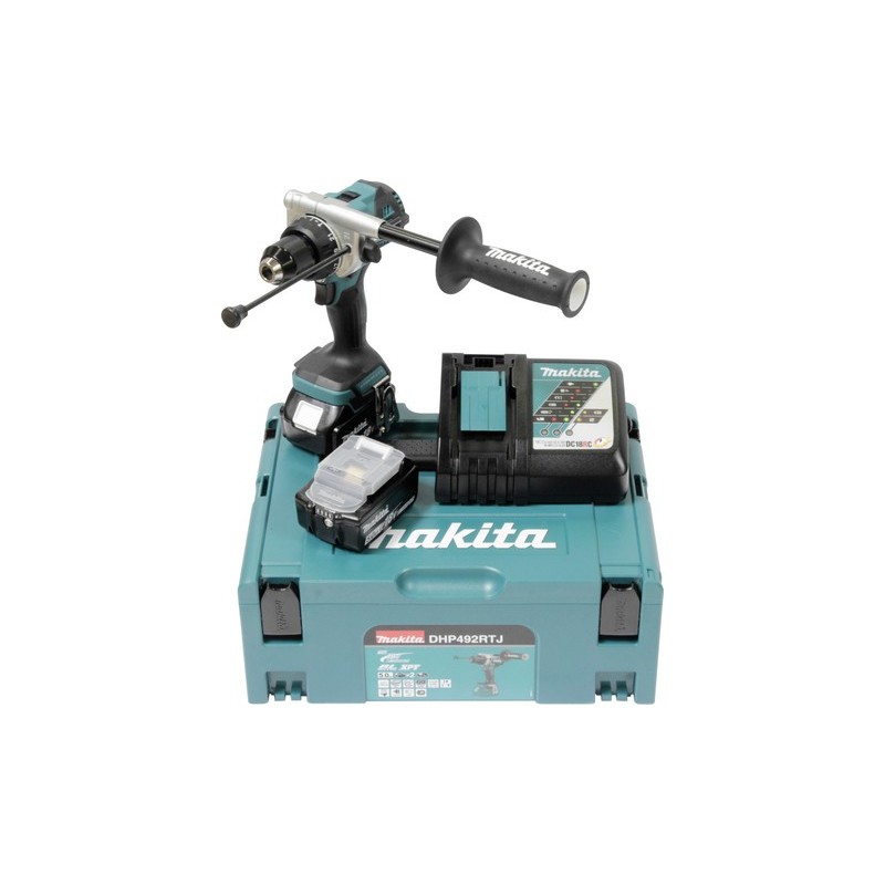 Makita DHP492RTJ Akku-Schlagbohrschrauber 18V (DHP492RTJ)