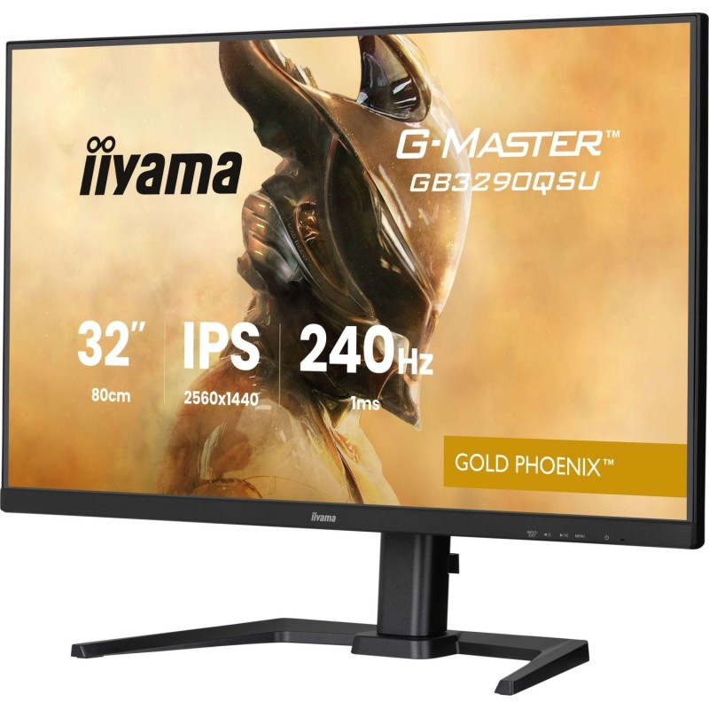 Iiyama 32" IPS Gaming G-Master Gold Phoenix FreeSync Premium 2560x1440a240Hz 400cd/m - Flachbildschirm (TFT/LCD) - 32" Energie