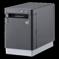 Star mC-Label2 X4, CloudPRNT, 12 Punkte/mm (300dpi), Cutter, linerless, USB-C, BT, Ethernet, WLAN, schwarz Etikettendrucker, Th