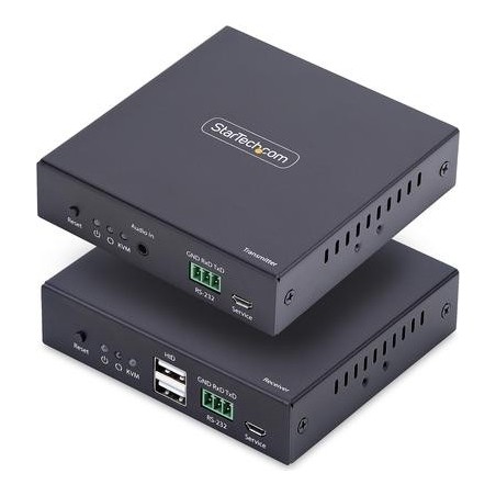 StarTech.com HDMI KVM Extender over IP-Netzwerk 4K 60Hz Treiberlos Sender/Empfänger