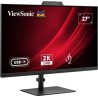 ViewSonic VG2741V-2K Monitor mit Hello-zertifizierter Webcam 68,6 cm (27") Quad HD, IPS, 4 ms, HDMI, DisplayPort, USB-C, USB-A,