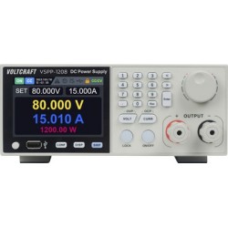 Voltcraft VSPP-1208 Labornetzgerät für Rackeinbau, einstellbar 0 - 80 V/DC 0 - 30 A 1200 W USB, LAN programmierbar, fer (VC-170