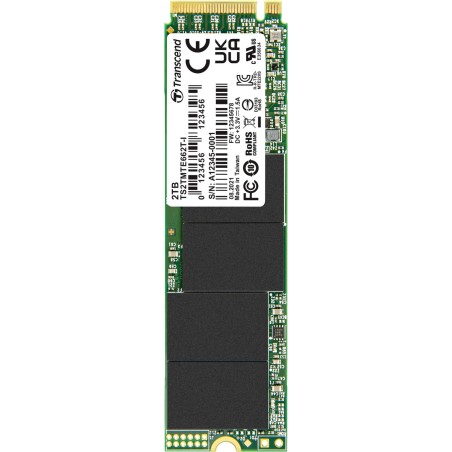 Transcend MTE662T-I 2 TB Interne M.2 PCIe NVMe SSD 2280 PCIe NVMe 3.0 x4 Industrial TS2TMTE662T-I (TS2TMTE662T-I)