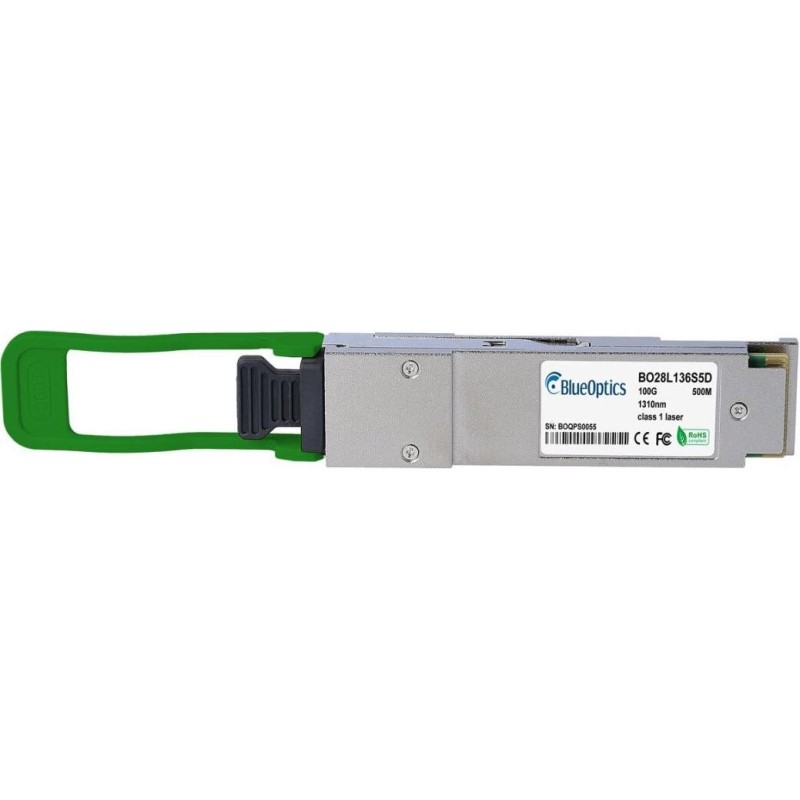 Kompatibler NVIDIA AQPMANQ4EDMA0784 BlueOptics BO28L136S5D QSFP28 Transceiver, LC-Duplex, 100GBASE-DR, Singlemode Fiber, 1310nm