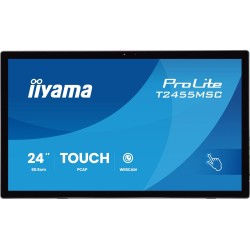 iiyama 24" Bonded PCAP 10P Touch, 1920x1080, IPS-panel, Edge-to-Edge-Glas, HDMI, Displayport, 360cd/m² (with touch), USB-Hub (2