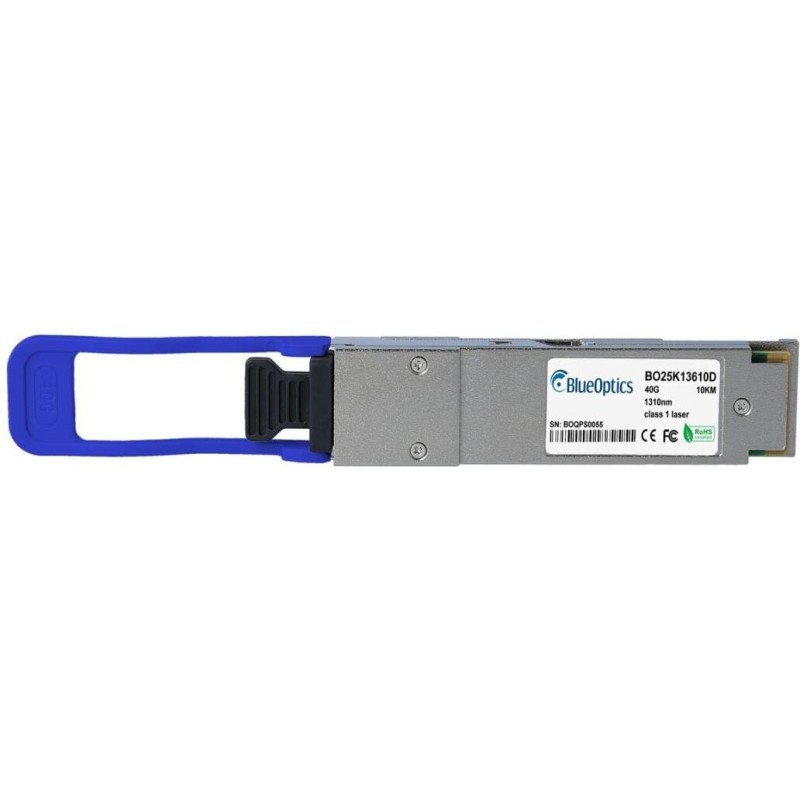 Kompatibler Lenovo A3NY BlueOptics BO25K13610D QSFP Transceiver, LC-Duplex, 40GBASE-LR4, Singlemode Fiber, 4xWDM, 10KM, 0 C/+7