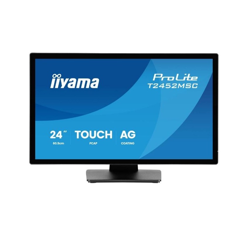 Iiyama ProLite T2452MSC-B2AG 24" Full HD IPS Touch-Monitor 120 Hz HDMI DP USB