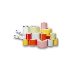 Zebra Z-Band Direct - Perforierte Polypropylen-Armbänder mit Acryl-Klebemittel - 6 mil weiß, Fühlmarke schwarz - 25,4 x 177,8 m