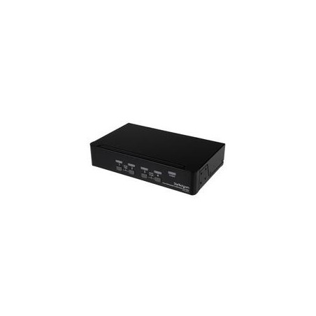 StarTech.com 4 Port DisplayPort USB KVM Switch mit Audio - DisplayPort Desktop KVM Umschalter - KVM-/Audio-/USB-Switch - USB -