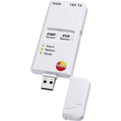TESTO 184 T4 Temperatur-Datenlogger, Messschreiber, 40000 Messwerte, - 80 ... + 70 C, 0.1 C (0572 1844)