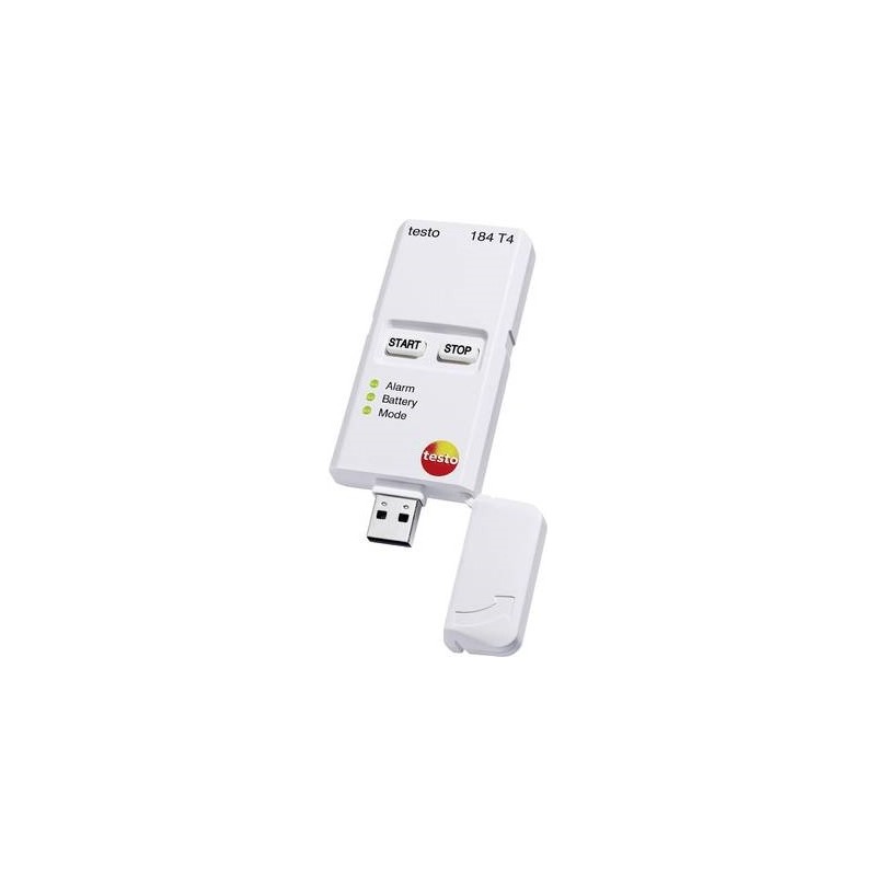 TESTO 184 T4 Temperatur-Datenlogger, Messschreiber, 40000 Messwerte, - 80 ... + 70 C, 0.1 C (0572 1844)