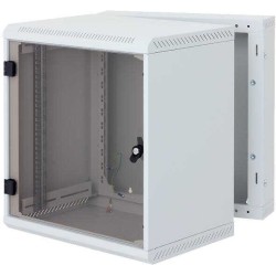 19" Wandschrank 15HE, Triton RBA-15-AD6-CAX-A6, 600x615, zweiteilig, Frontglastür, lichtgrau (RBA-15-AD6-CAX-A6)