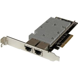 StarTech.com 2 Port PCI Express 10GBase-T Ethernet Netzwerkkarte mit Intel X540 Chip - Netzwerkadapter - PCI Express 2,0 x8 Low