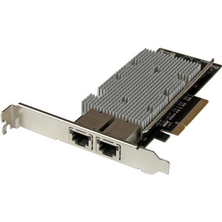StarTech.com 2 Port PCI Express 10GBase-T Ethernet Netzwerkkarte mit Intel X540 Chip - Netzwerkadapter - PCI Express 2,0 x8 Low