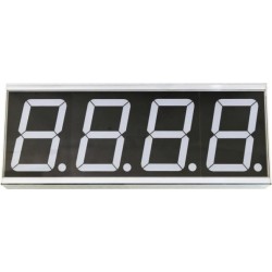 ALLNET ALL-POE-CNT-1 Digital wall clock Rechteck Grau Wanduhr (ALL-PoE-CNT-1)