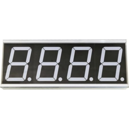 ALLNET ALL-POE-CNT-1 Digital wall clock Rechteck Grau Wanduhr (ALL-PoE-CNT-1)