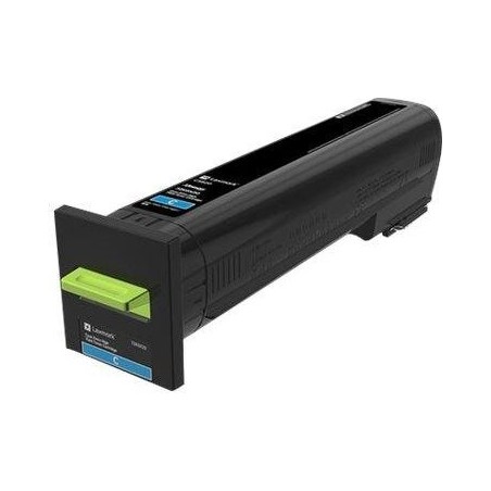 Lexmark - Besonders hohe Ergiebigkeit - Cyan - Original - Tonerpatrone LCCP - für Lexmark CS820de, CS820dte, CS820dtfe (72K0X20