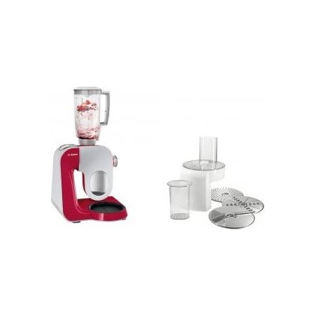 Küchenmaschine BOSCH MUM 58720 wh/rd (MUM58720)