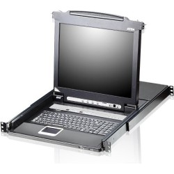 Aten CL5708N 1U Schwarz Tastatur/Video/Maus (KVM)-Switch (CL5708N-ATA-2XK06SG)