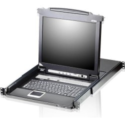 Aten CL5708N 1U Schwarz Tastatur/Video/Maus (KVM)-Switch (CL5708N-ATA-2XK06SGG)