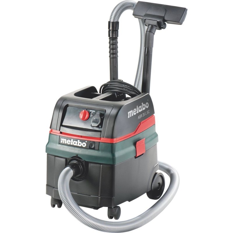 Metabo ASR 25 L SC Zylinder-Vakuum 25l 1400W Schwarz - Grün (602024000)