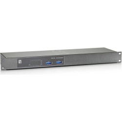 LevelOne FEP-1601W120 - Switch - 16 x 10/100 (PoE+) - Desktop, an Rack montierbar - PoE+ (112 W)